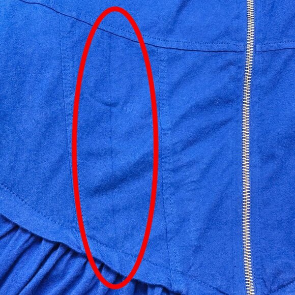 Daily Practice By Anthropologie Taylor Long-Sleeve Zip-Front Mini Dress L 284598 - Picture 9 of 10